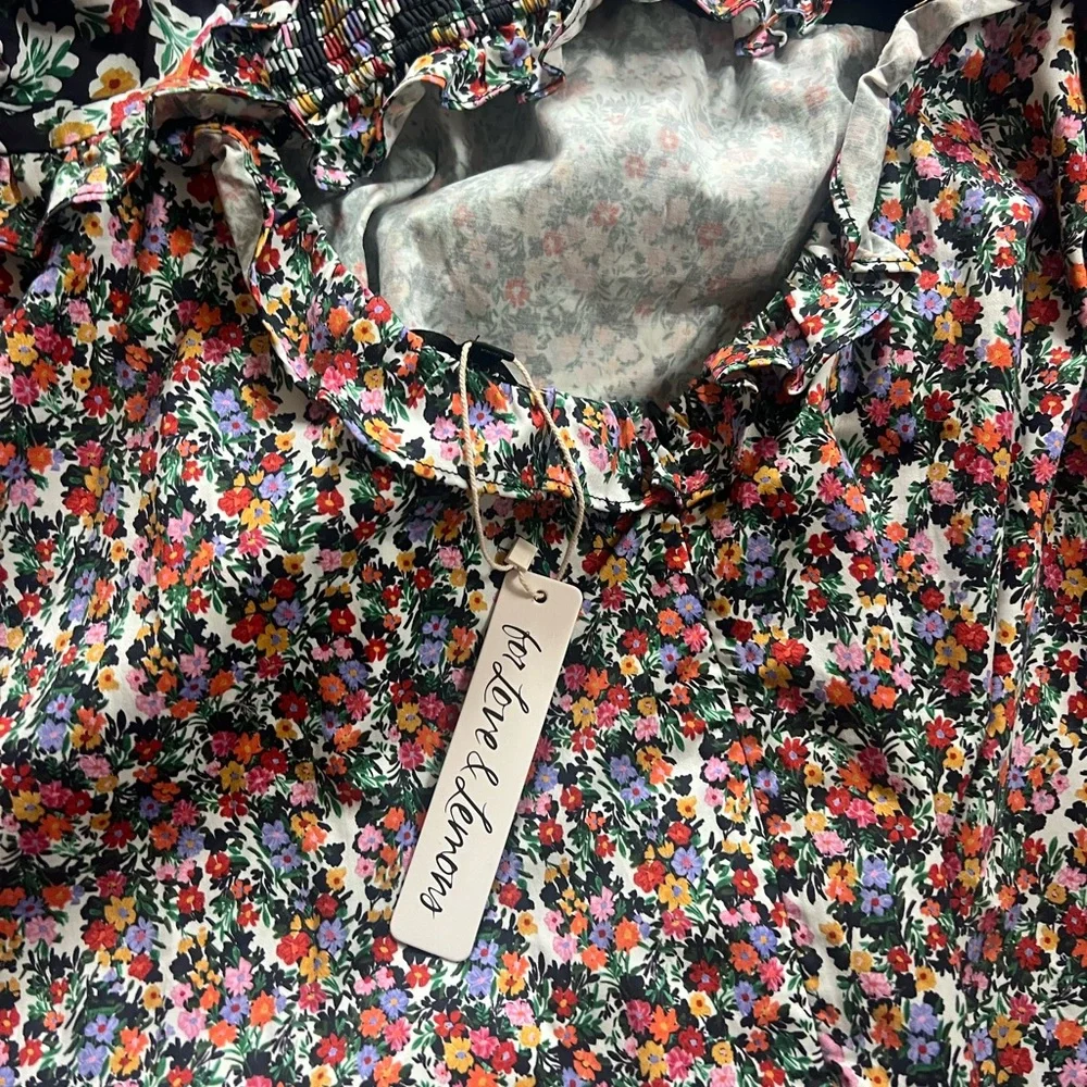For Love And Lemons Hudson Multicolor Floral Mini Dress - Picture 7 of 7